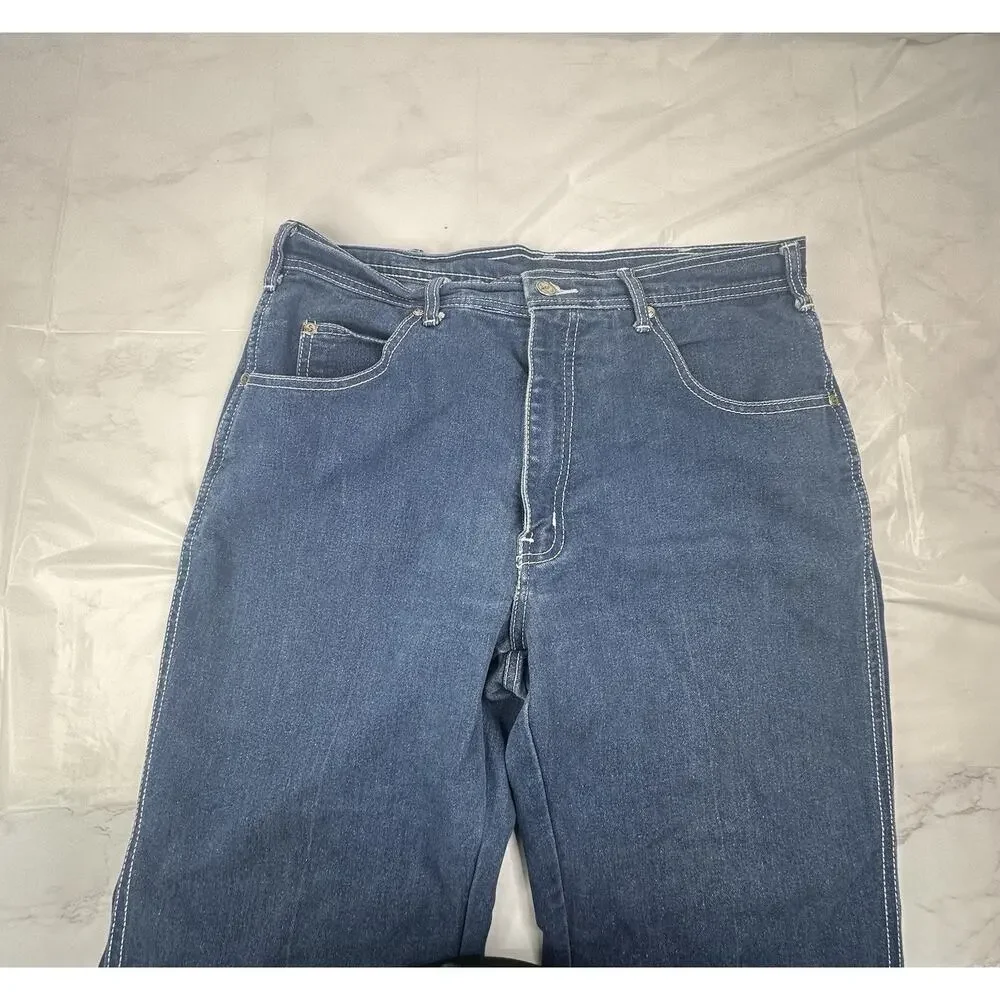 Sheplers Sz 36 Blue Boot Cut Eagle Embroidery Cowboy Ranch Y2K Rodeo Western